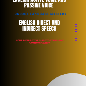 Explore language mastery! Interactive eBook on active & passive voice, direct & indirect speech. Your guide to confident communication!